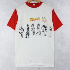 画像1: 70's REGGAE ミュージックプリントリンガーTシャツ  (1)