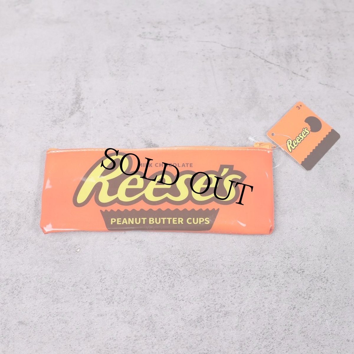画像1: Reese’s "Peanut Butter Cup" お菓子企業 プリントポーチ タグ付き未使用 (1)