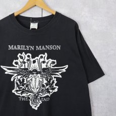 画像1: 90's MARILYN MANSON USA製 "THE END" ロックバンドプリントTシャツ BLACK XL (1)