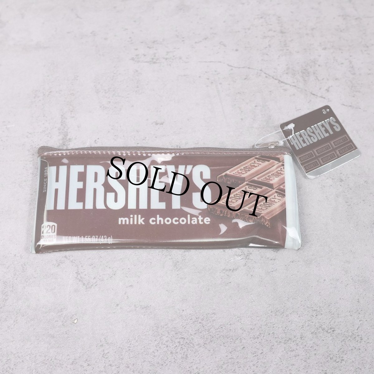 画像1: HERSHEY'S "milk chocolate" お菓子企業 プリントポーチ タグ付き未使用 (1)