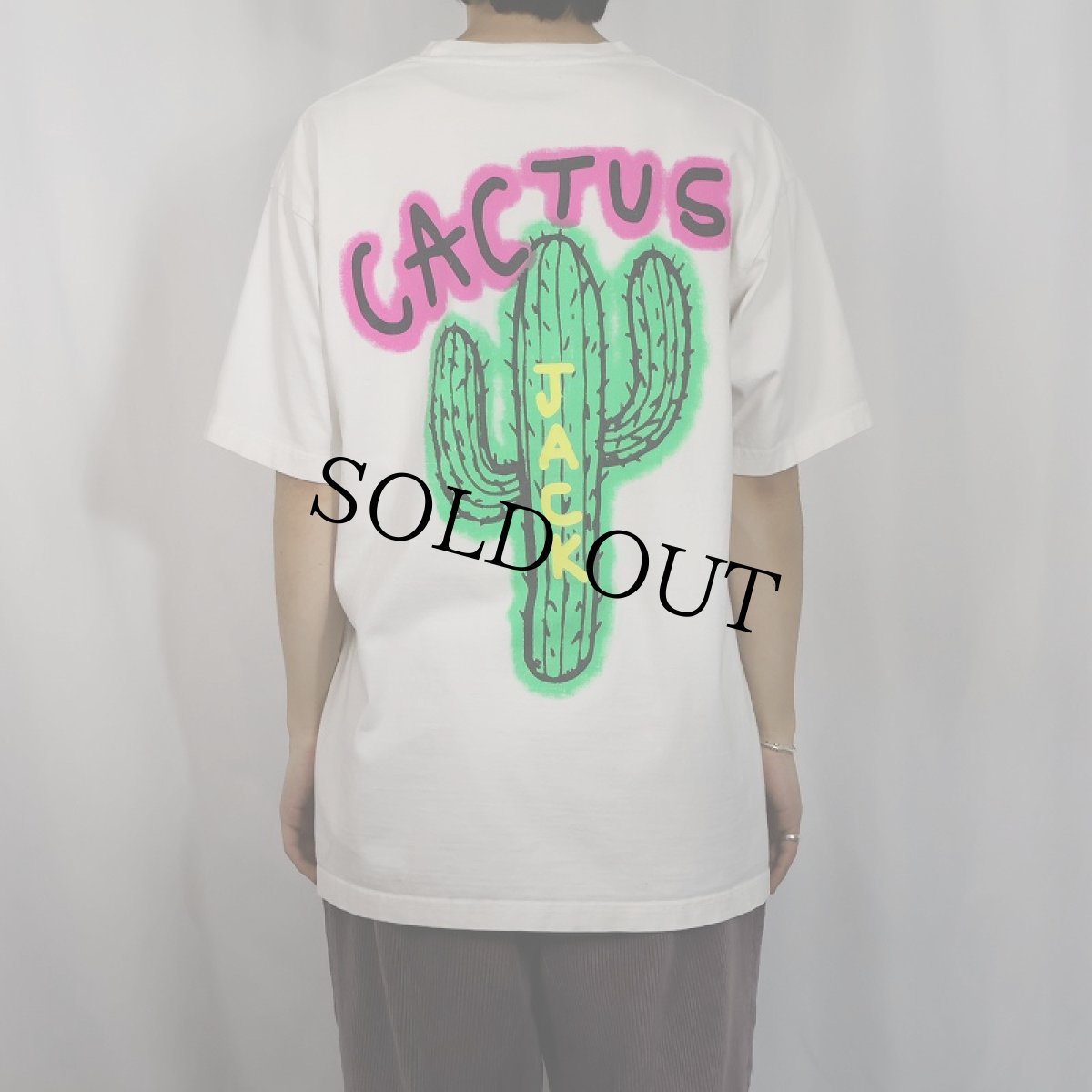 画像3: Travis Scott Cactus Jack ロゴプリントTシャツ XL (3)