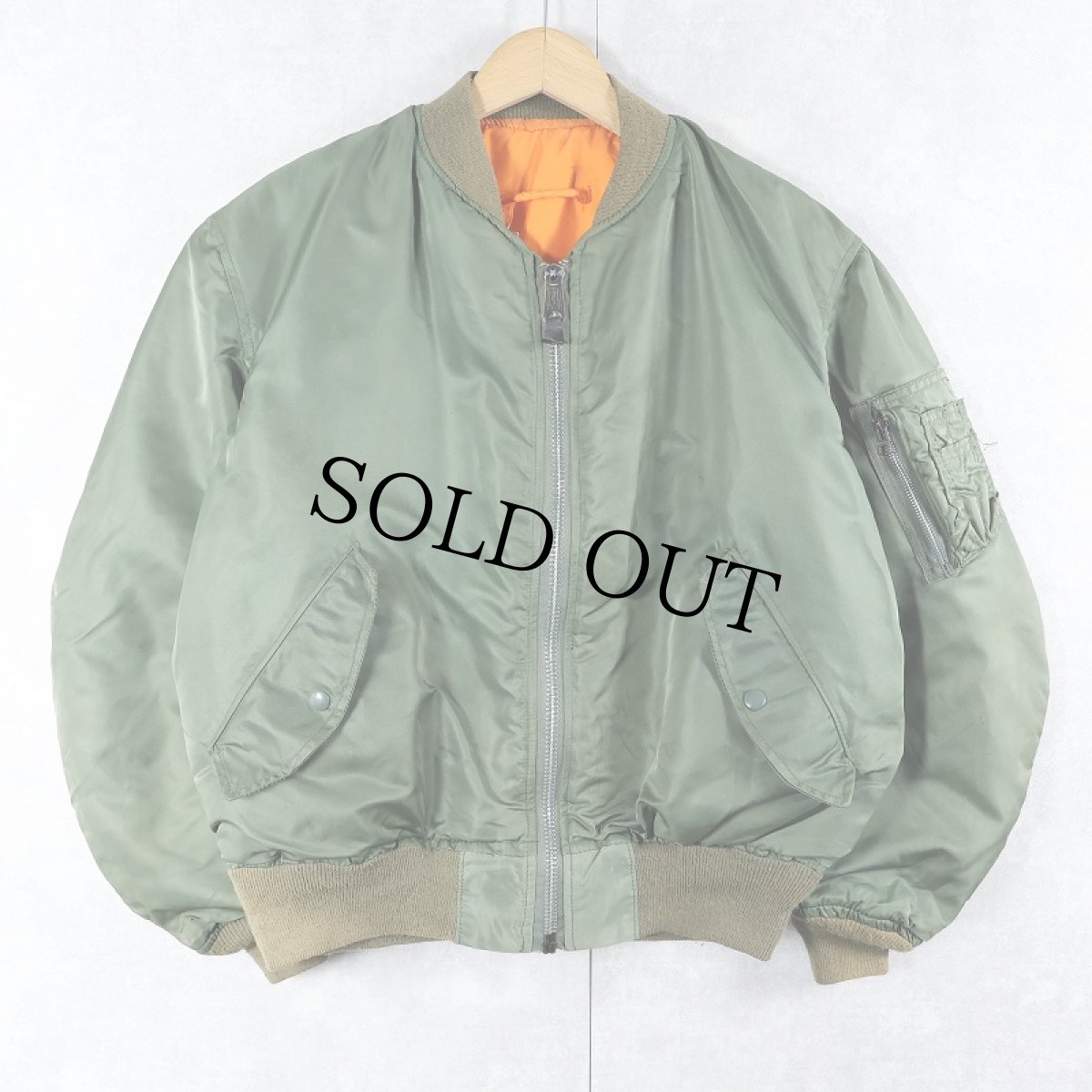 画像1: 2000's 民間品 "MA-1 TYPE" フライトジャケット MEDIUM (1)