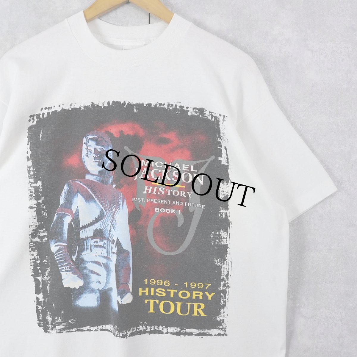 画像1: 90's Michael Jackson "HISTORY TOUR" ミュージシャンツアーTシャツ XL (1)
