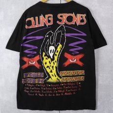 画像2: 1994 Rolling Stones "VOODOO LOUNGE" ロックバンドツアーTシャツ BLACK (2)