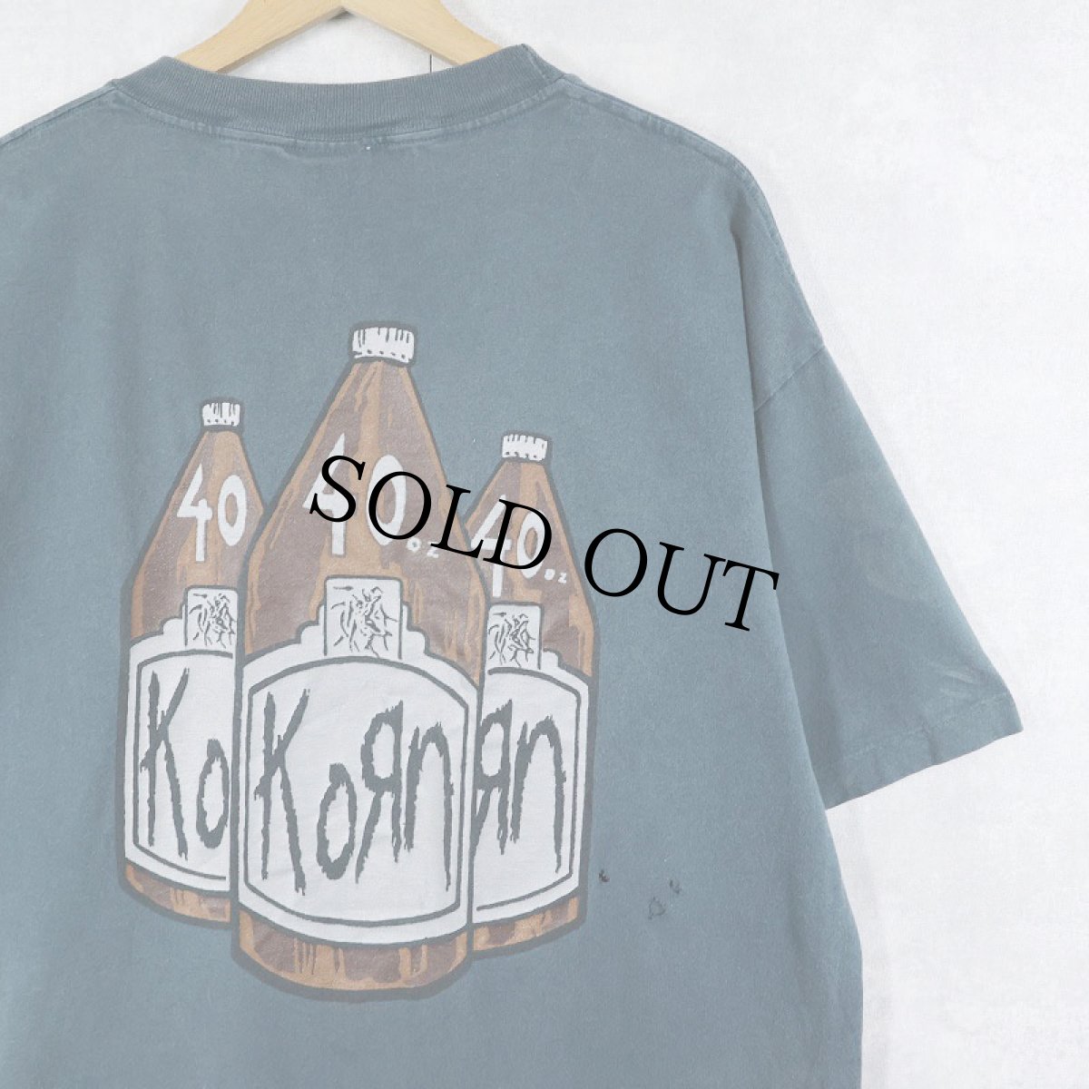 画像1: 1995 Korn USA製 "40 Oz" メタルバンドTシャツ XL (1)