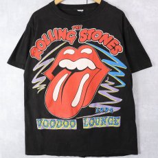 画像1: 1994 Rolling Stones "VOODOO LOUNGE" ロックバンドツアーTシャツ BLACK (1)