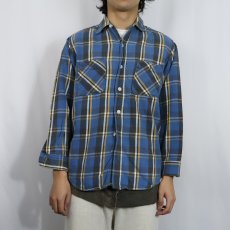画像2: 60's BIGMAC by Penneys チェック柄 ネルシャツ M (2)