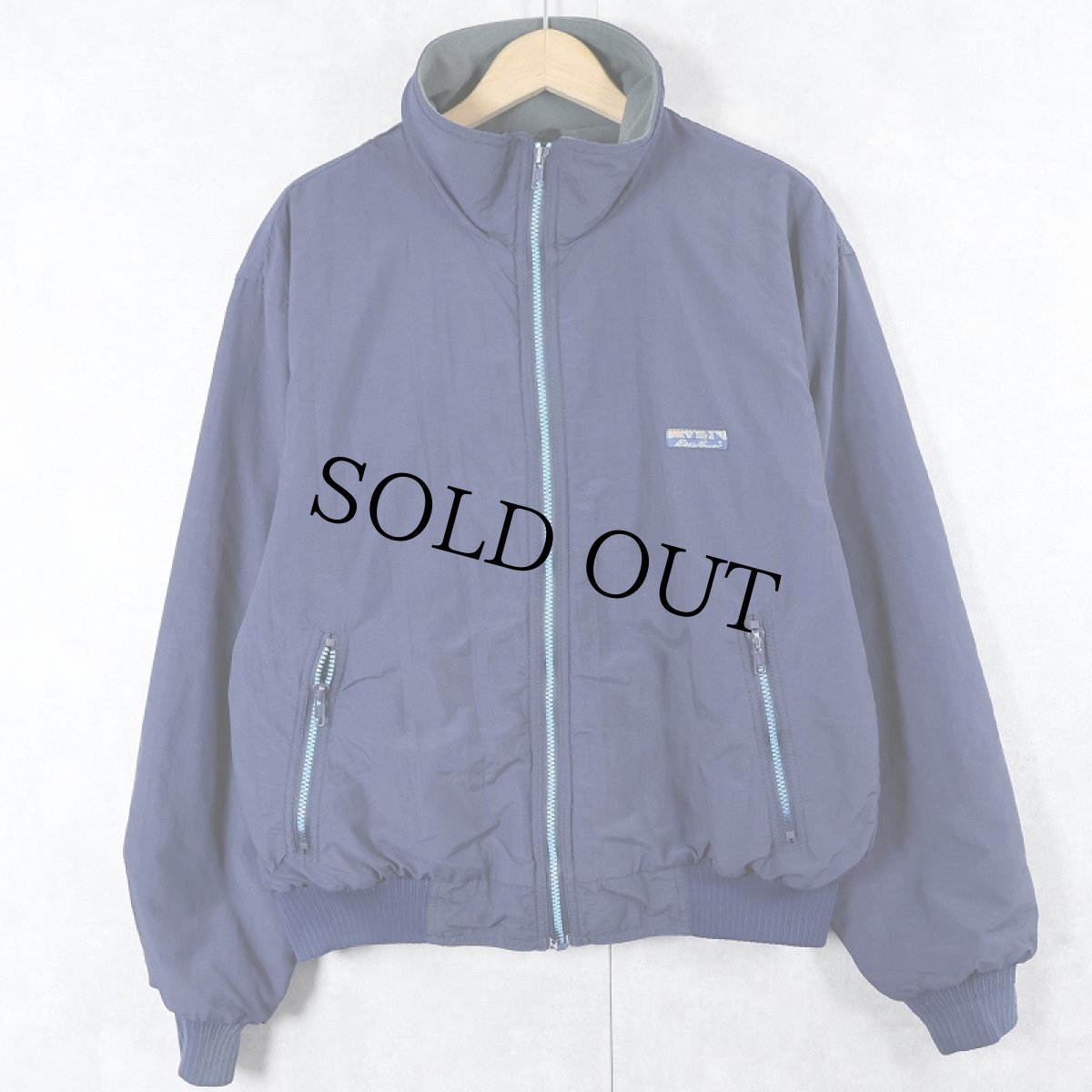 画像1: 80〜90's Eddie Bauer 裏フリース ナイロンジャケット M (1)