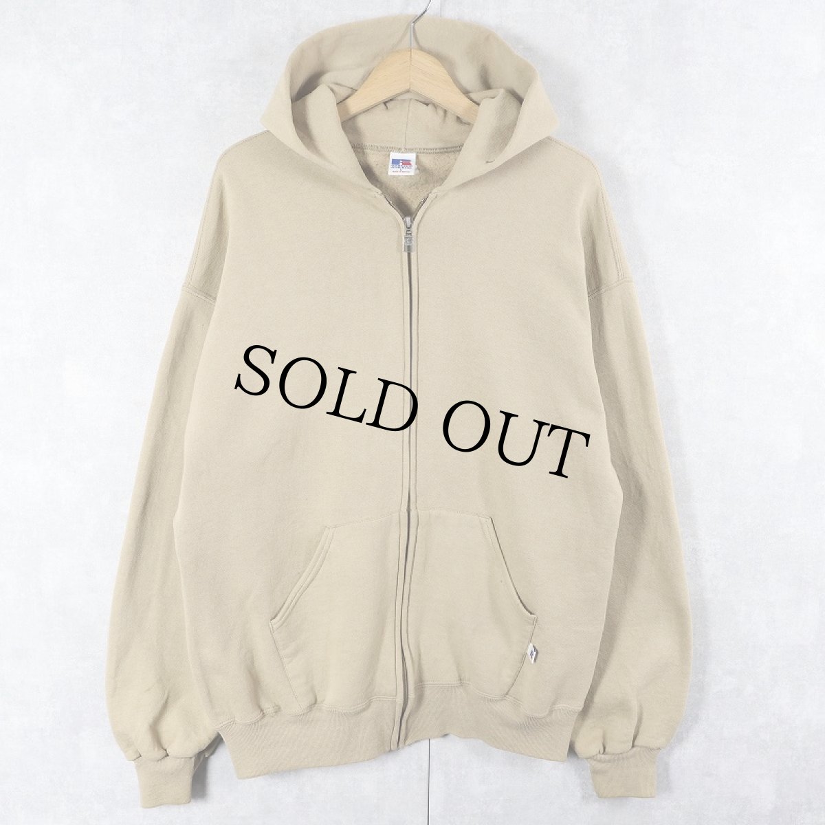 画像1: RUSSELL ATHLETIC スウェットジップパーカー L (1)