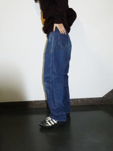 画像3: 50〜60's 裏地ネル デニムランチパンツ W28 (3)