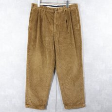 画像1: Brooks Brothers 2タック コーデュロイパンツ W34 (1)