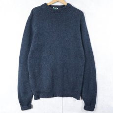 画像1: 90's REI USA製 ウールニットセーター L (1)