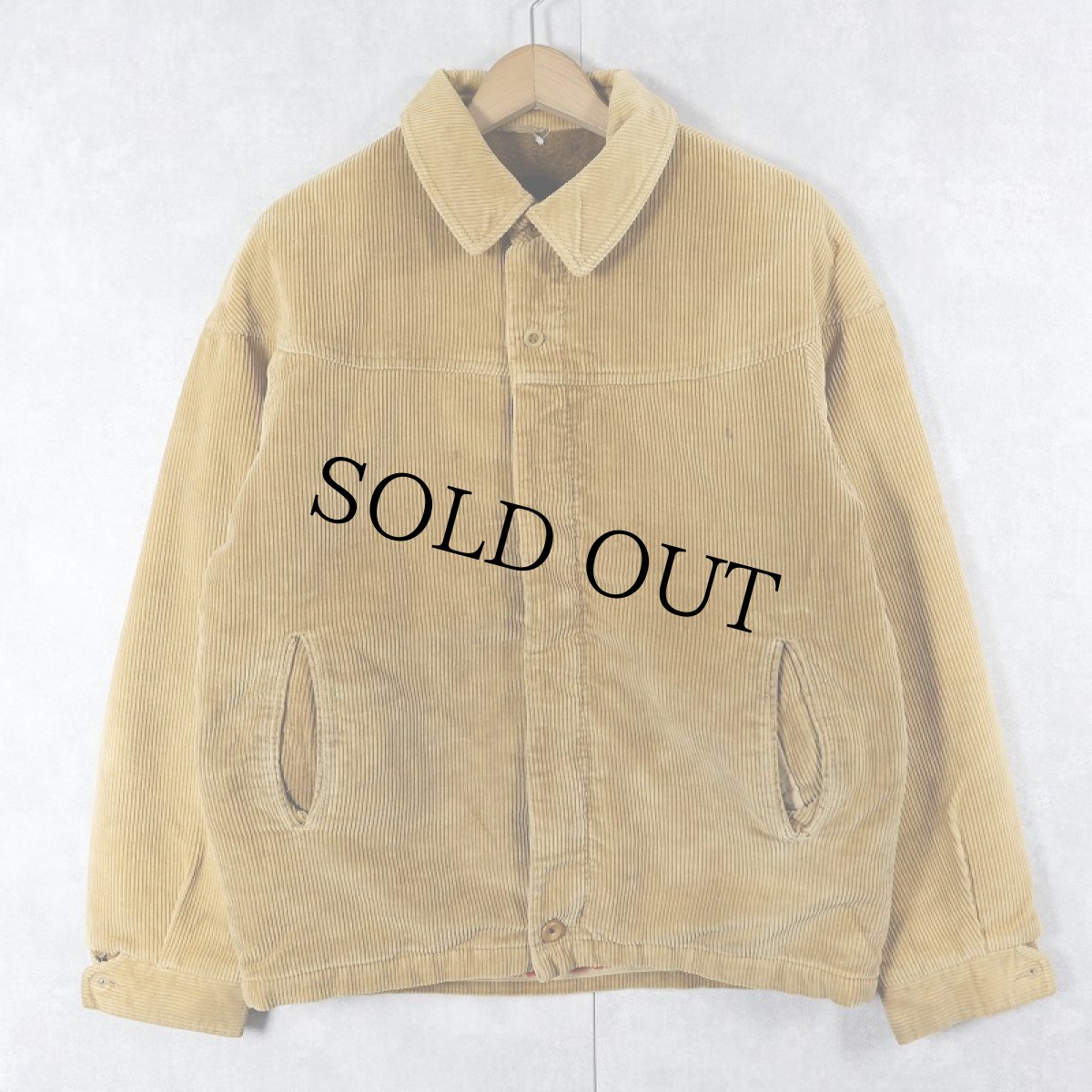 画像1: 60〜70's PETERS 裏フリース コーデュロイジャケット SIZE40 (1)