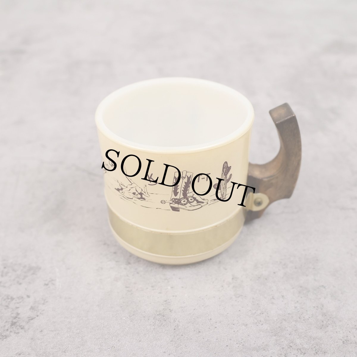 画像1: 60〜70's Siesta Ware ウエスタンマグ (1)