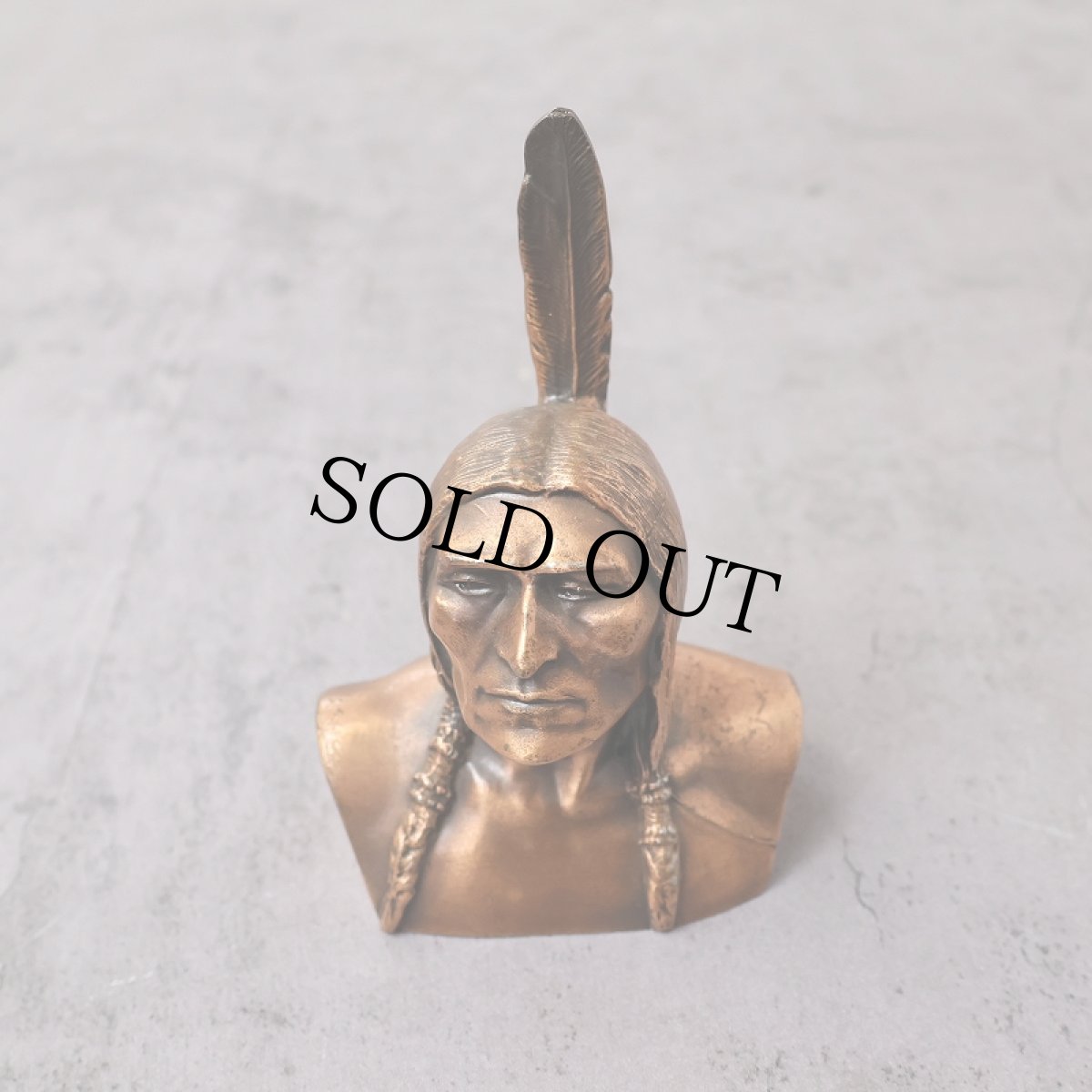 画像1: VINTAGE "Shaemut Banks" インディアン 貯金箱 (1)