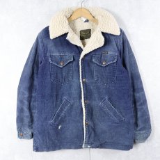 画像1: 70's Wrangler USA製 コーデュロイボアジャケット M (1)