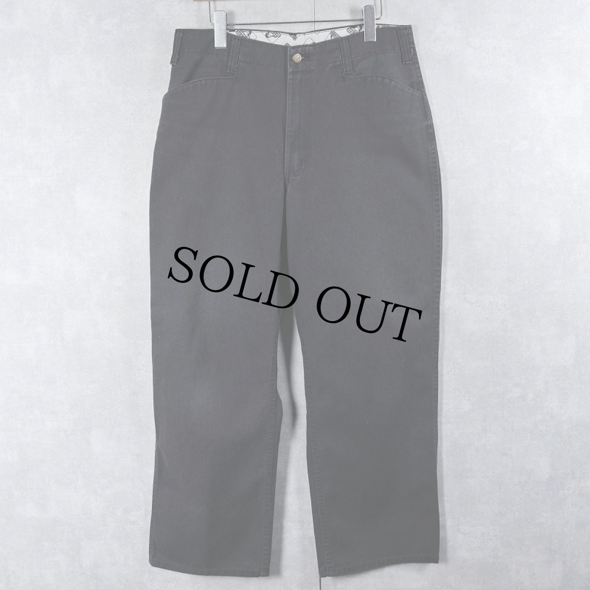 画像1: 90's BEN DAVIS フリスコパンツ BLACK W34 (1)