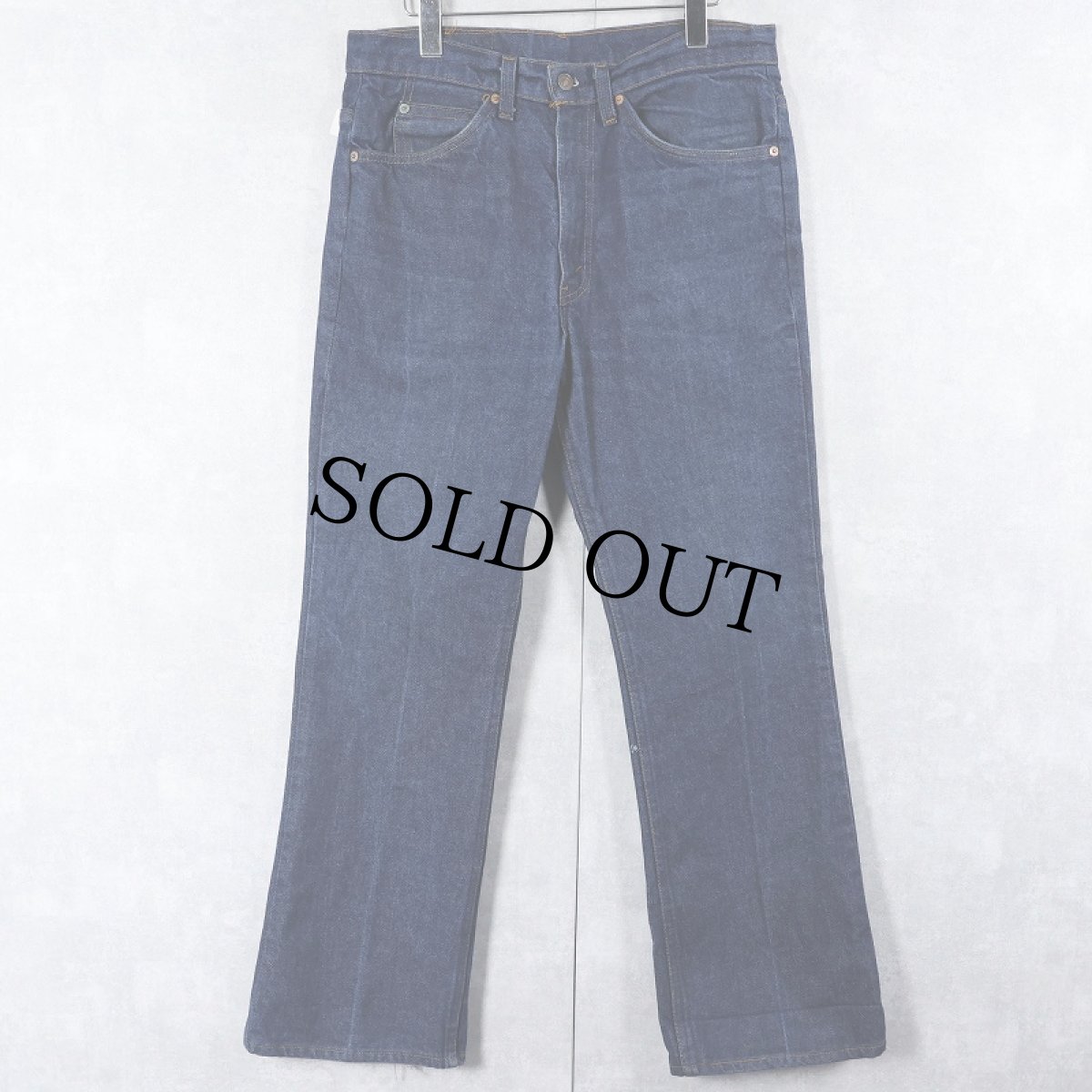 画像1: 80's Levi's 517 USA製 ブーツカット デニムパンツ W33 (1)