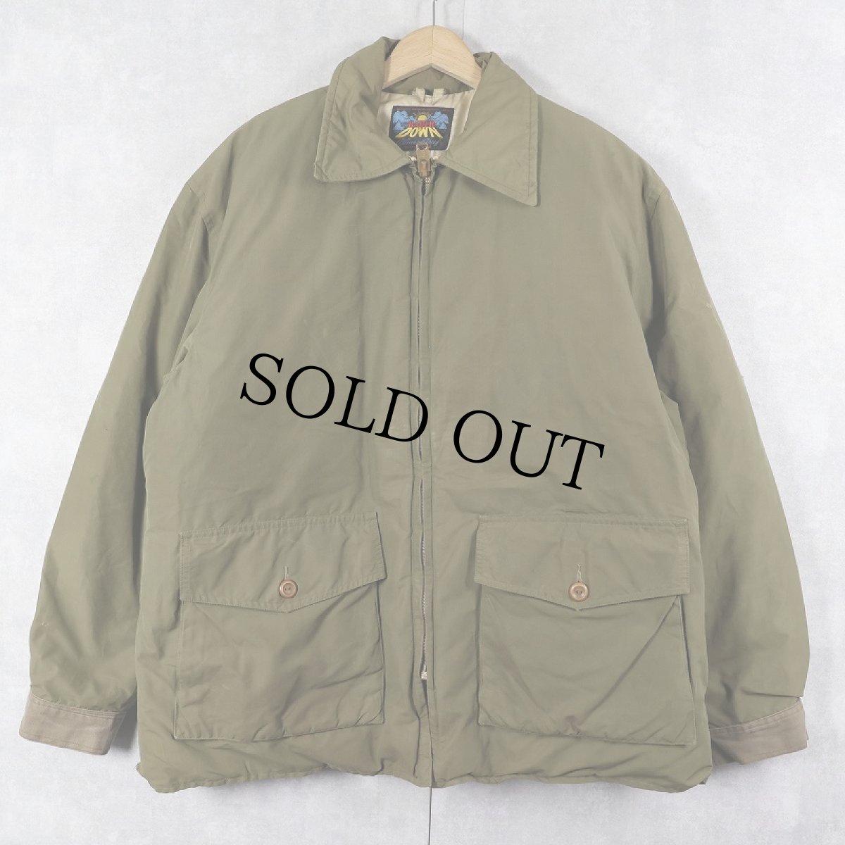 画像1: 60's Eddie Bauer 日の出タグ "BAUER DOWN" グースダウンジャケット (1)