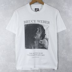 画像1: 80's BRUCE WEBER USA製 "THE MUSEUM OF CONTEMPORARY ART" フォトプリントTシャツ S (1)