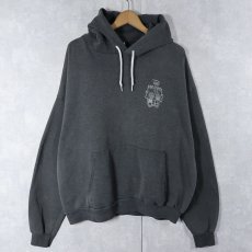 画像2: 90's〜 ALL パンクロックバンド プリントスウェットフーディー XXL (2)