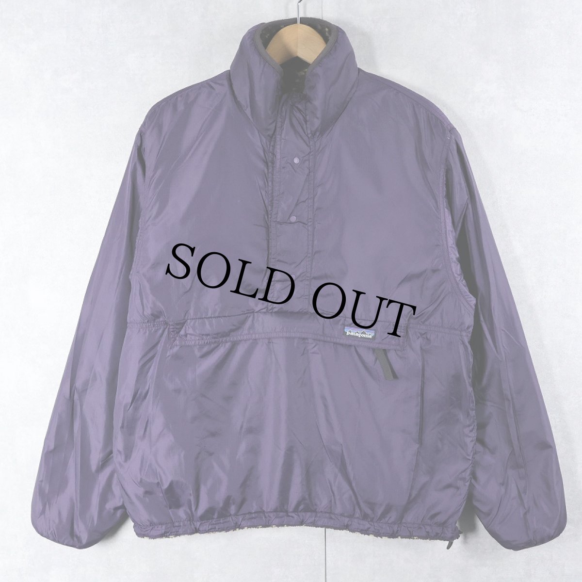 画像2: 90's Patagonia USA製 "マリ柄" プルオーバー グリセードジャケット S (2)