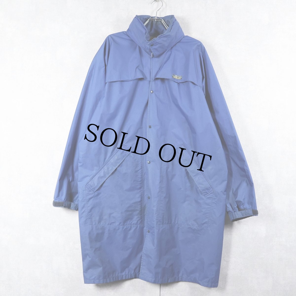 画像1: 80's Patagonia JAPAN製 デカタグ ナイロンレインコート XL (1)