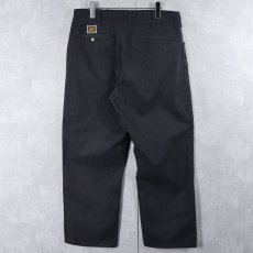 画像2: 90's BEN DAVIS フリスコパンツ BLACK W34 (2)