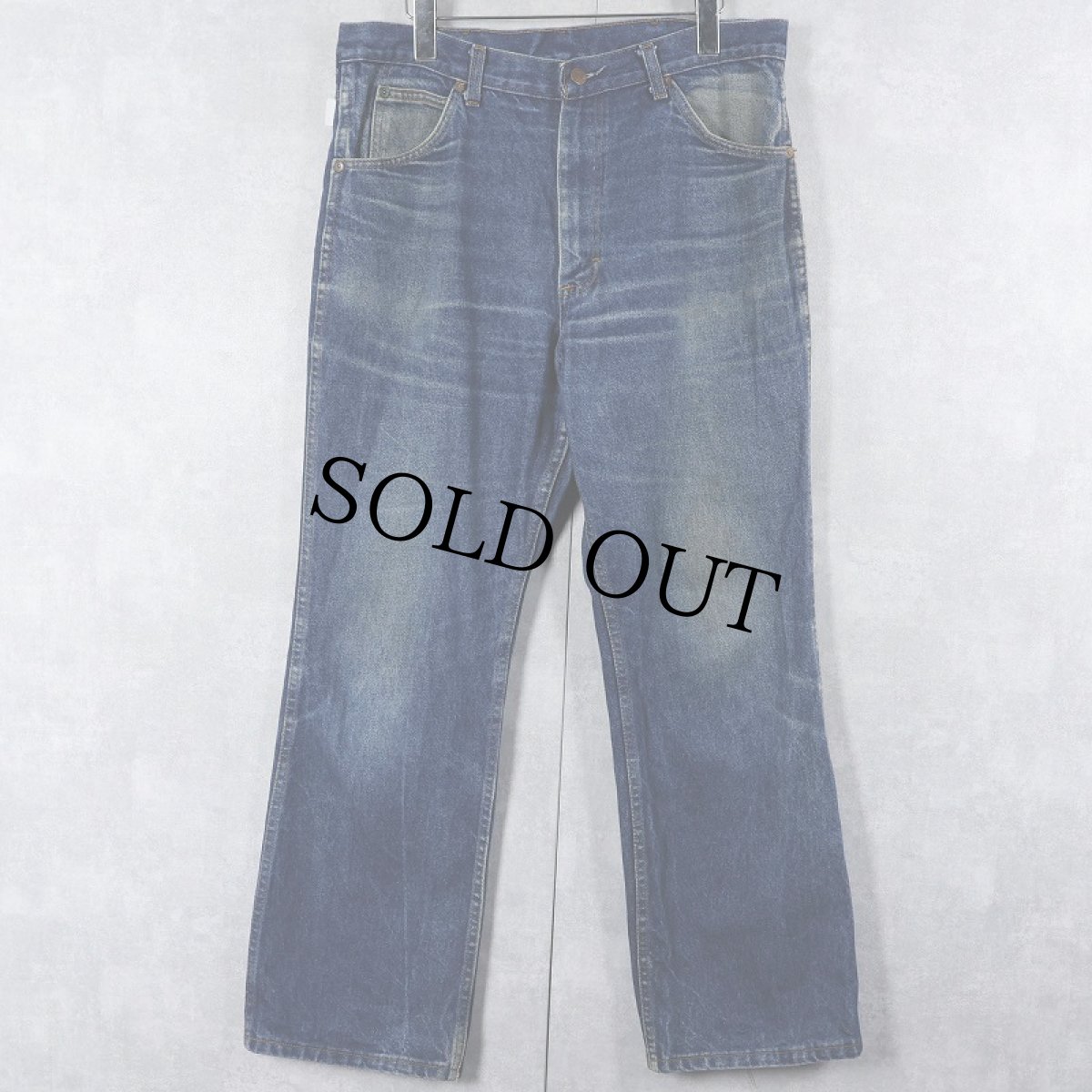 画像1: 90's ROEBUCK'S USA製 ブーツカットデニムパンツ W34 (1)