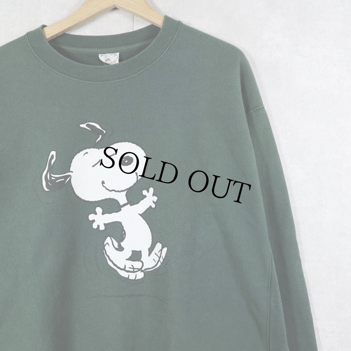 画像1: Champion REVERSE WEAVE "SNOOPY" キャラクタープリントスウェット XL (1)