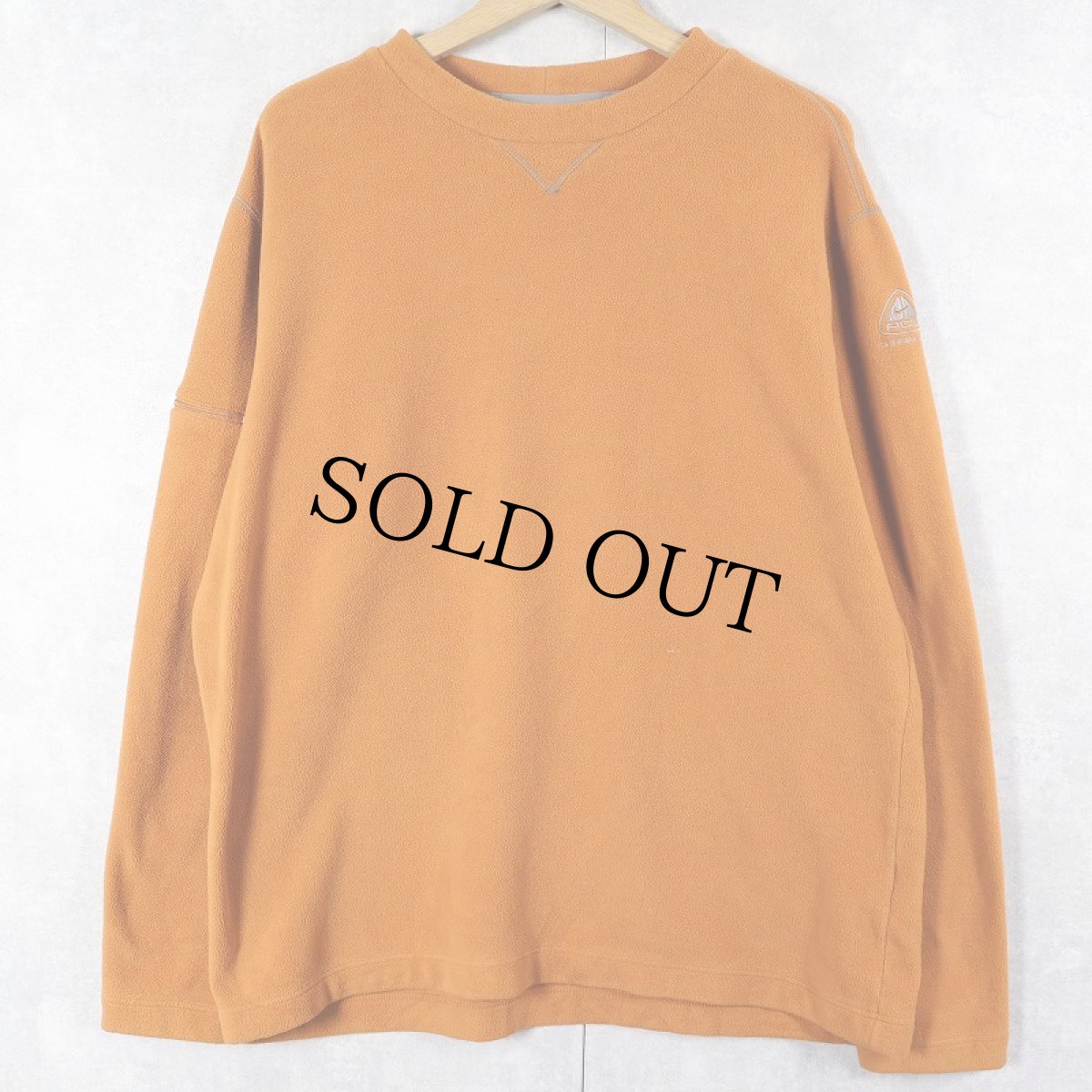 画像1: NIKE ACG 前V フリースプルオーバー XL (1)