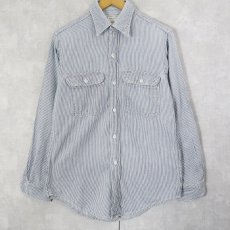 画像1: 70's BIGMAC JCPenney ヒッコリーストライプ ワークシャツ (1)