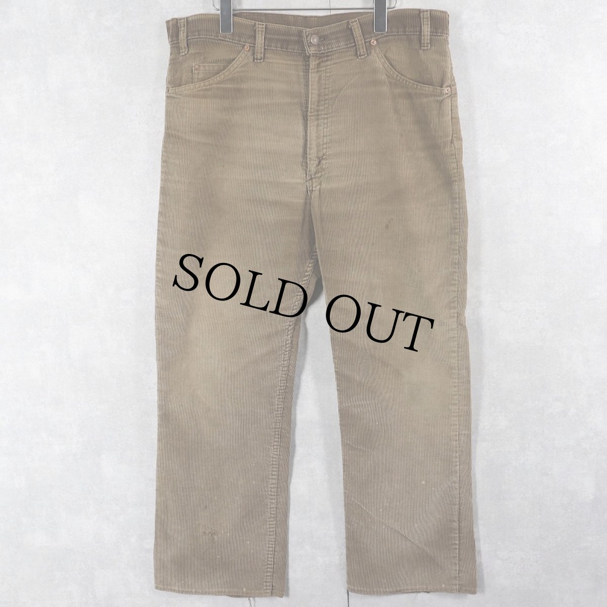 画像1: 80's Levi's 517 USA製 ブーツカットコーデュロイパンツ W37 (1)