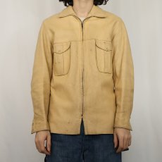 画像2: 〜60's mid western sport togs レザージャケット SIZE40 (2)