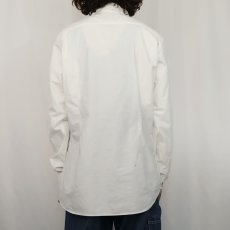 画像3: 2000's Vivienne Westwood ロゴ刺繍 コットンシャツ (3)