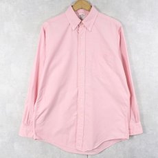 画像1: 80's Brooks Brothers USA製 コットンオックスフォードシャツ SIZE15 1/2-33 (1)