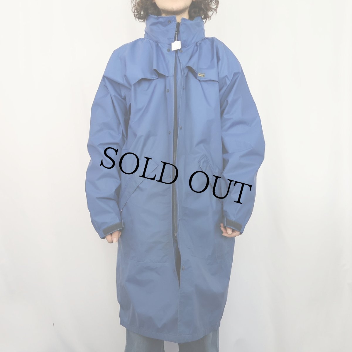 画像2: 80's Patagonia JAPAN製 デカタグ ナイロンレインコート XL (2)