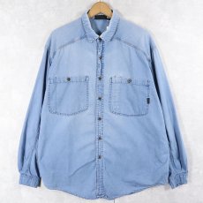 画像1: 2000's Patagonia コットンシャツ L (1)