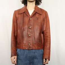 画像2: 70's SIDNEY'S CANADA製 レザージャケット (2)