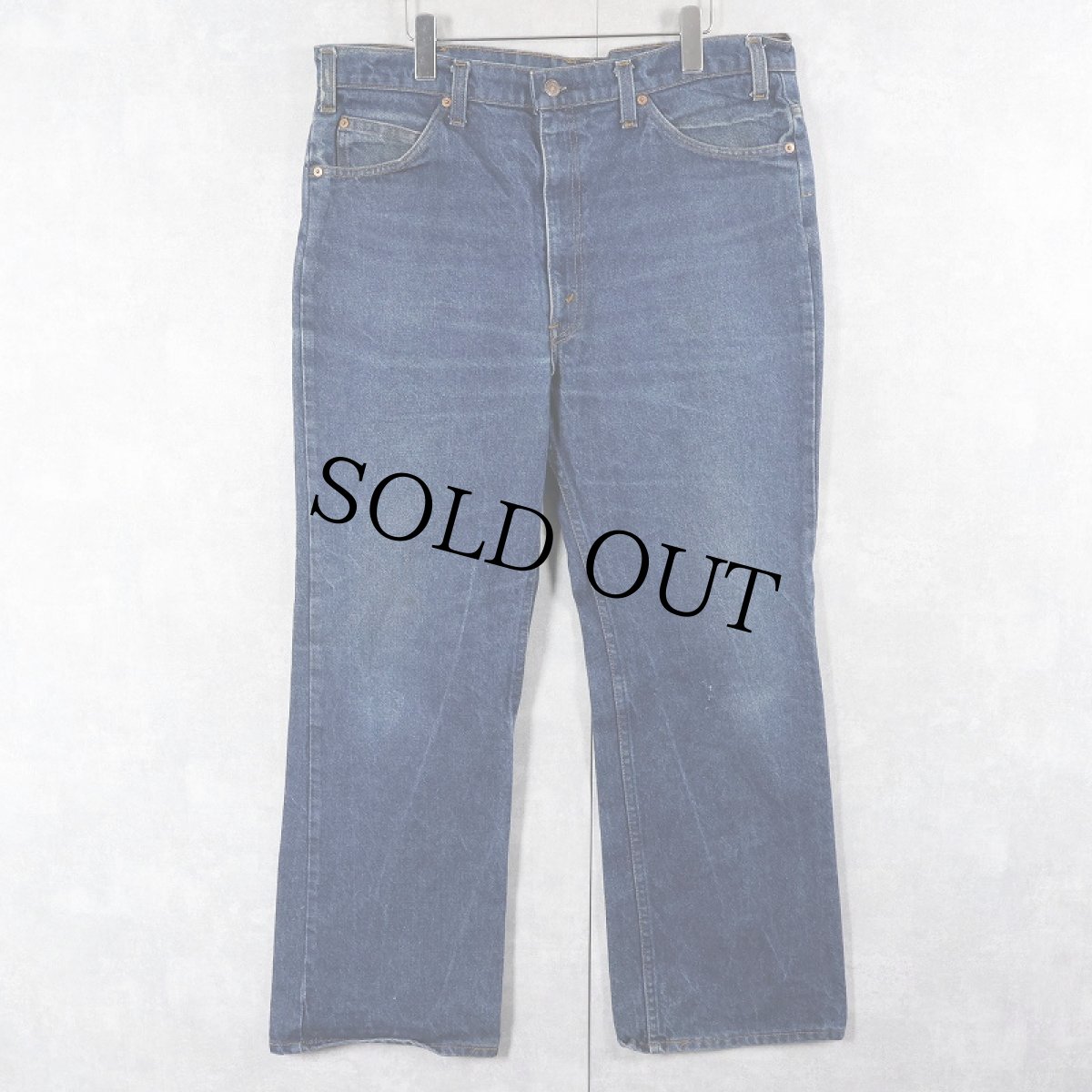 画像1: 80's Levi's 517 オレンジタブ ブーツカットデニムパンツ W38 (1)