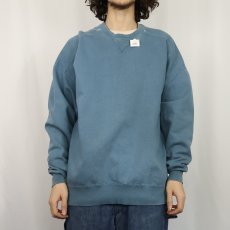 画像2: 90's RUSSELL ATHLETIC USA製 "HIGH COTTON" 前V 無地スウェット XL (2)