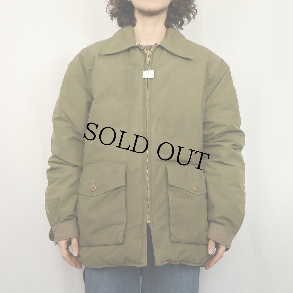 画像2: 60's Eddie Bauer 日の出タグ "BAUER DOWN" グースダウンジャケット (2)