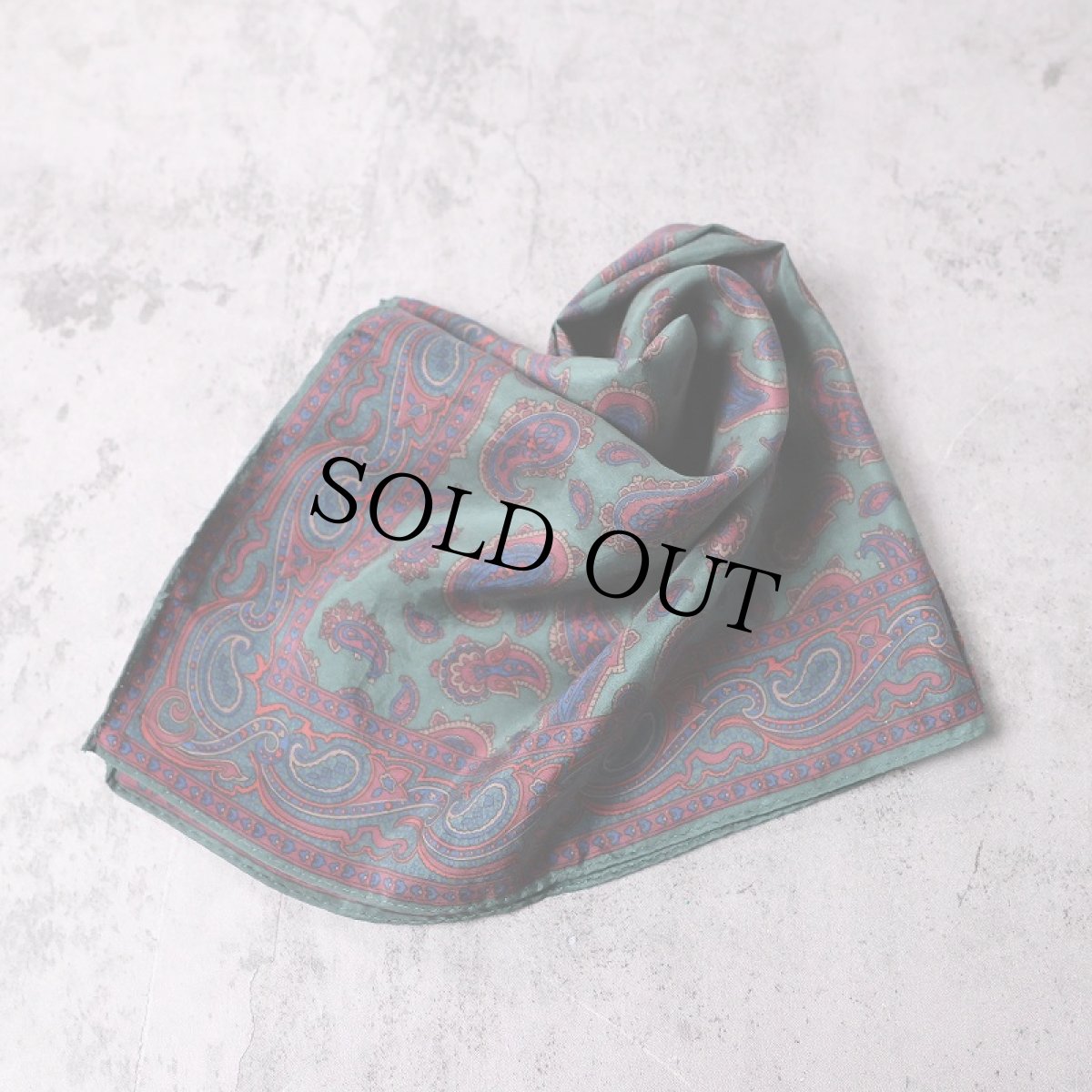 画像1: 80's BANANA REPUBLIC JAPAN製 シルクスカーフ (1)