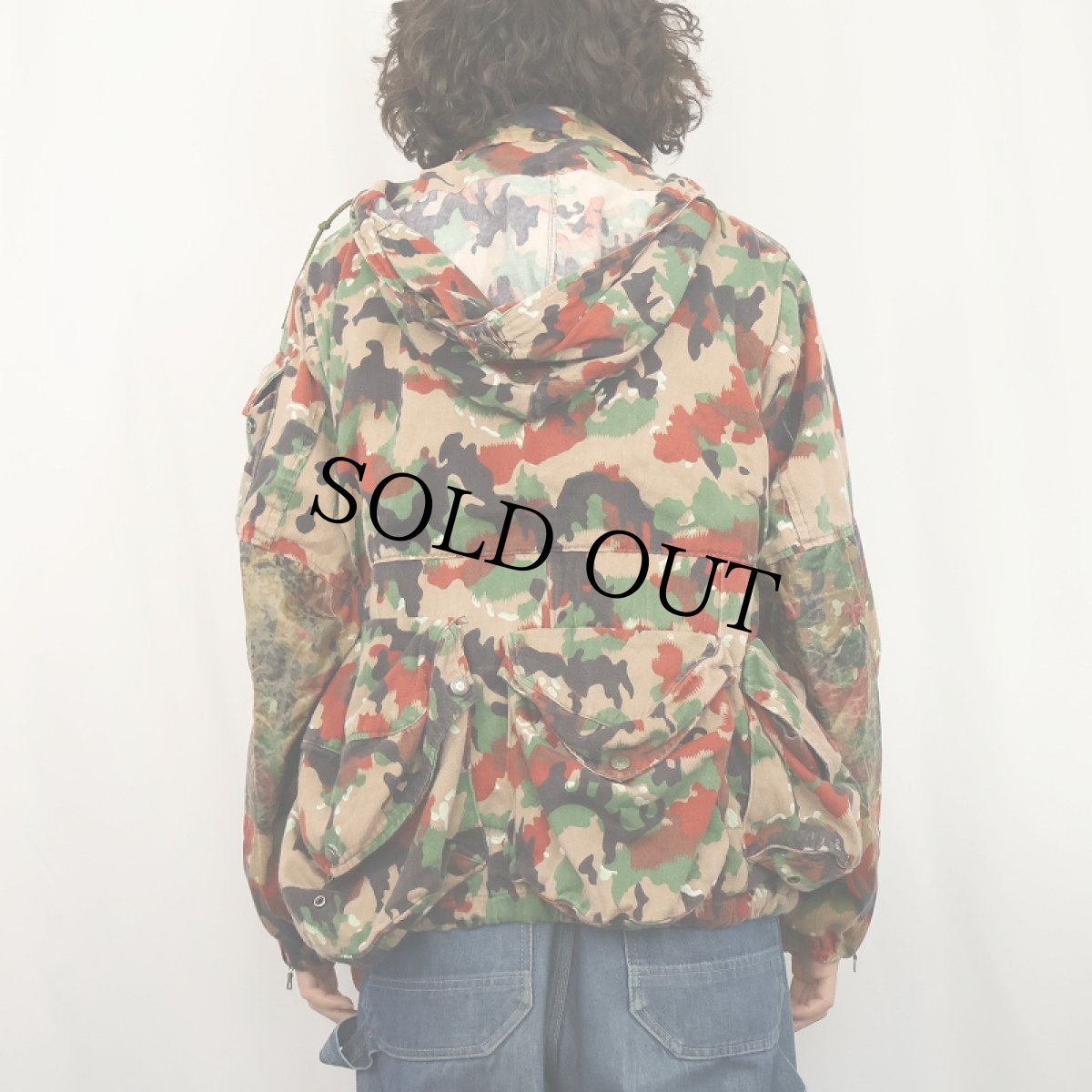 画像3: 70's スイス軍 M-1960 アルペンカモ フィールドジャケット (3)