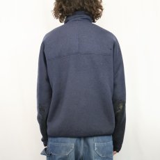 画像3: 80's Patagonia USA製 パイルフリースジャケット NAVY L (3)