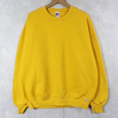 画像1: 90's RUSSELL ATHLETIC USA製 前V 無地スウェット XXL (1)
