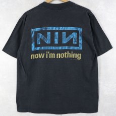 画像2: 90's NINE INCH NAILS USA製 ロックバンド プリントTシャツ BLACK L (2)