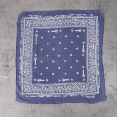 画像2: 60's WASHFAST COLOR KEYALLS 花柄 バンダナ (2)