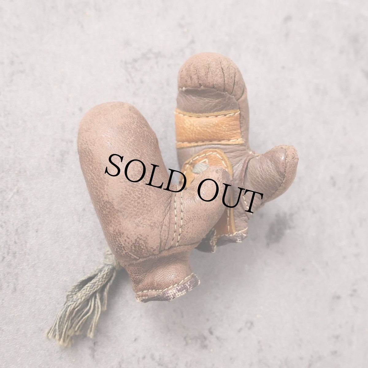 画像1: 〜40's ミニレザーボクシンググローブ (1)