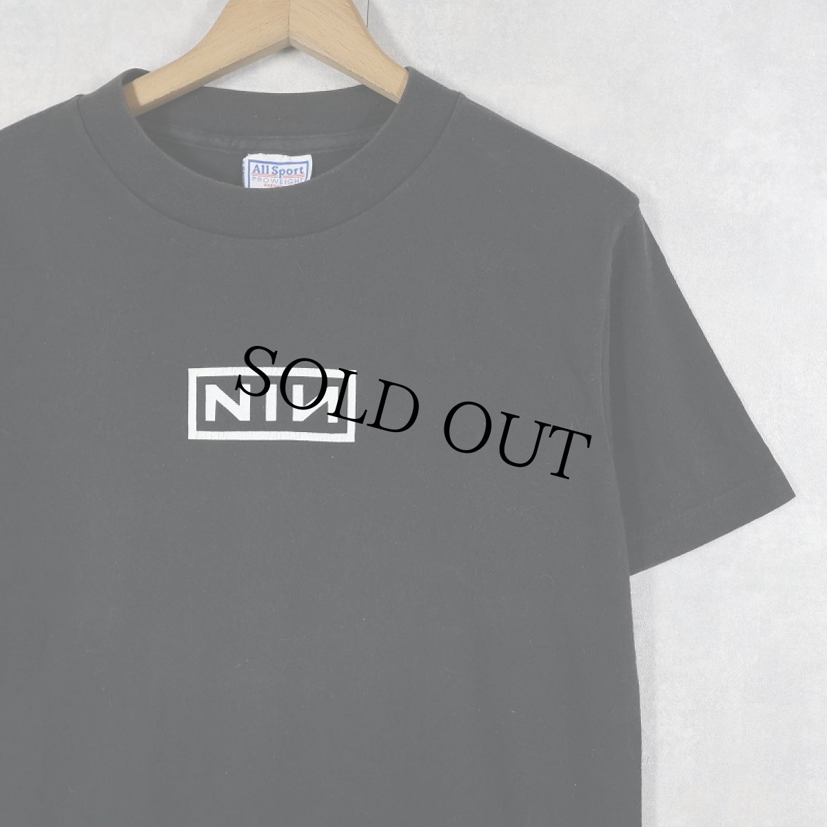 画像2: 90's NINE INCH NAILS USA製 ロックバンド プリントTシャツ BLACK S (2)